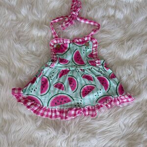 Adorable Watermelon Print Baby Dress Girls Size‎ 24M Multicolor